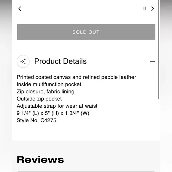 Coach Court Belt Bag with Tie Dye Print - Picture 17 of 17